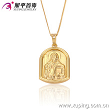 32146 Fashion Lively Human 18k Gold-Plated Imitation Jewelry Pendant Chain in Environmental Copper